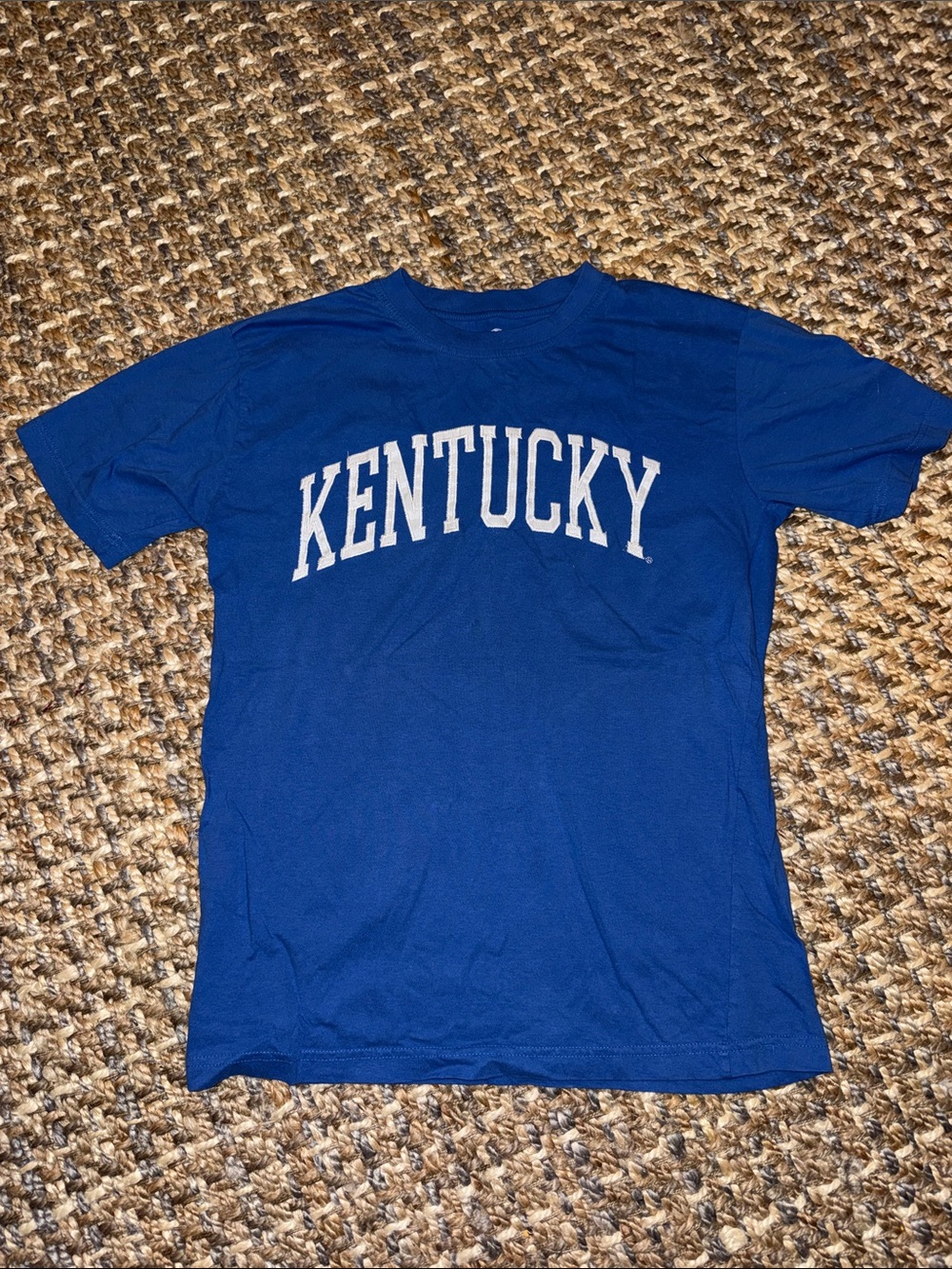 Pro Player KY Blue T shirt with White Logo Print